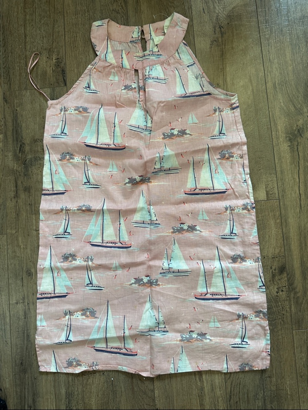 Linen Sail Boat Dress